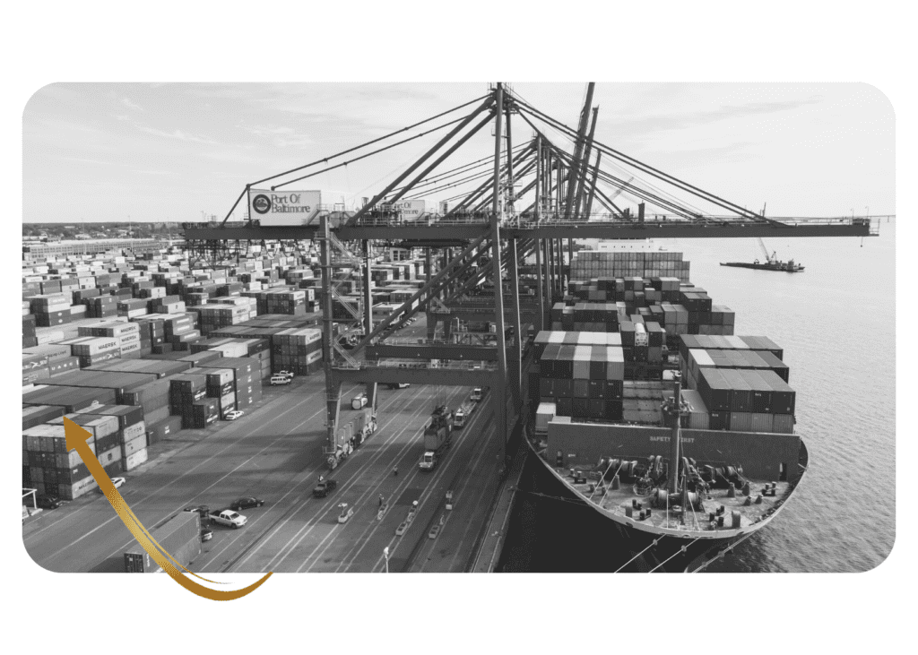 porto, navios e containers